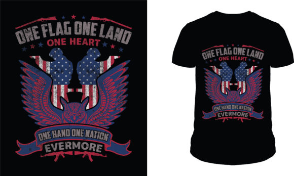 American Veteran T Shirt Design