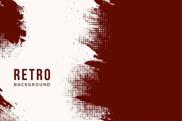 Grangu Halftone Red Background