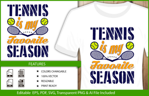 Tennis is My Favorite Season T-shirt